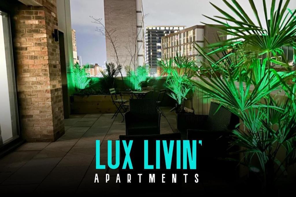 Lux Livin' Apartments - Luxury 2 Bed Apartment With Sky Garden Manchester Dış mekan fotoğraf